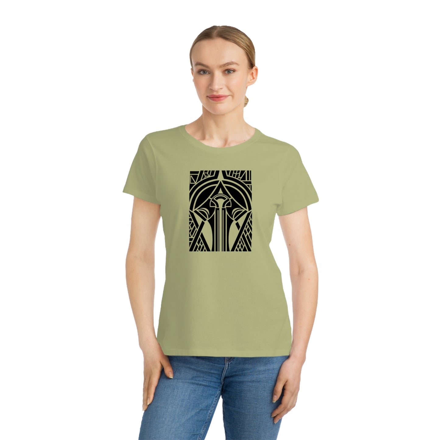 Women's Classic 100% Organic Cotton T-Shirt (Design 25[2])