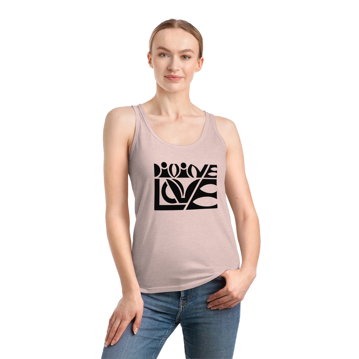 Women's Dreamer 100% Organic Cotton Tank Top (Divine Love)