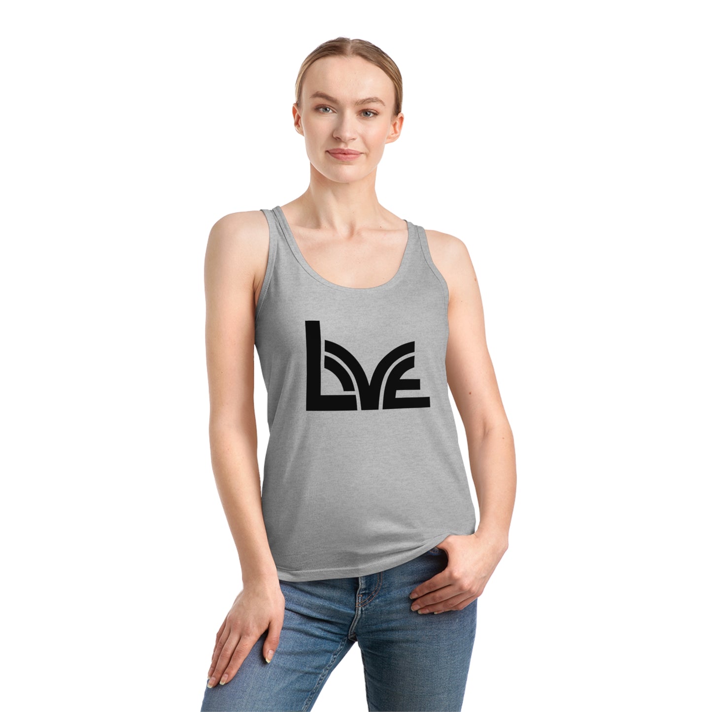 Women's Dreamer 100% Organic Cotton Tank Top (Love)