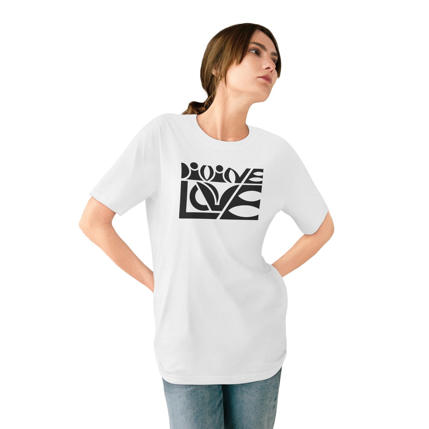 Unisex 100% Organic Cotton Staple T-shirt (Divine Love)