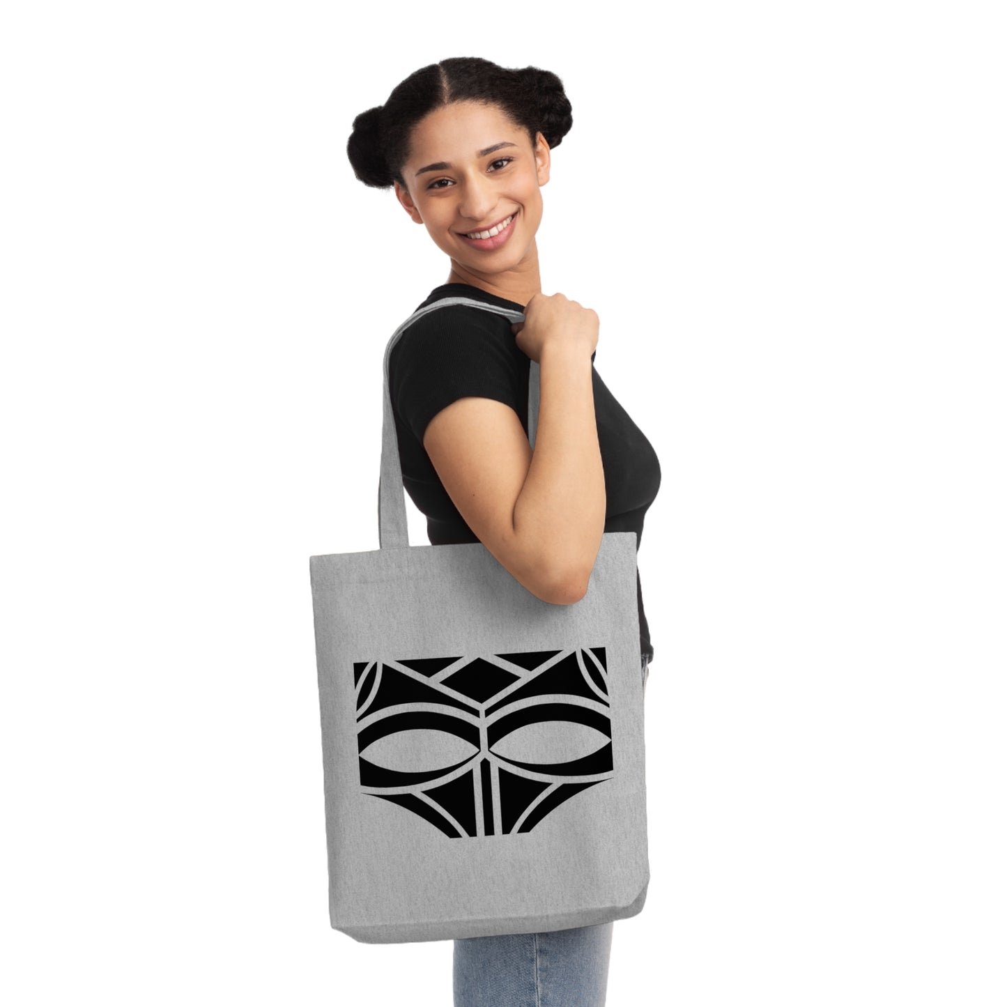 Woven Tote Bag (80% Recycled Cotton and 20% Recycled Polyester) - Design 3