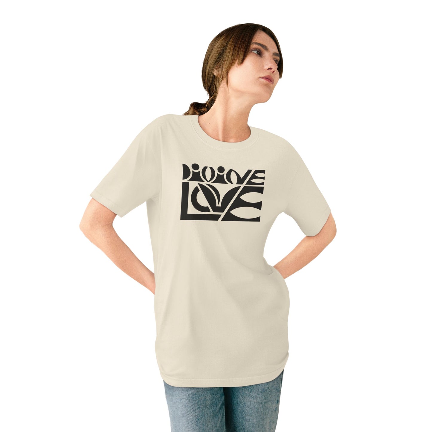 Unisex 100% Organic Cotton Staple T-shirt (Divine Love)