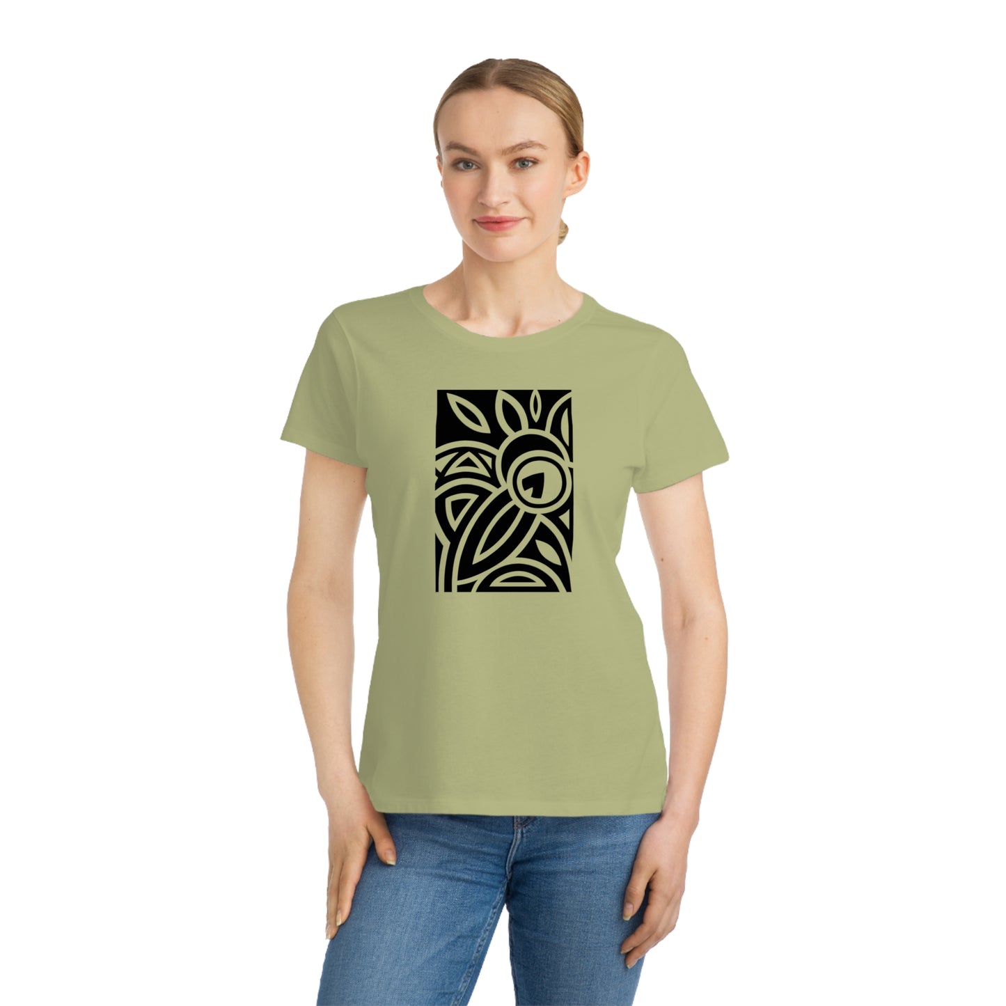 Women's Classic 100% Organic Cotton T-Shirt (Design 23)