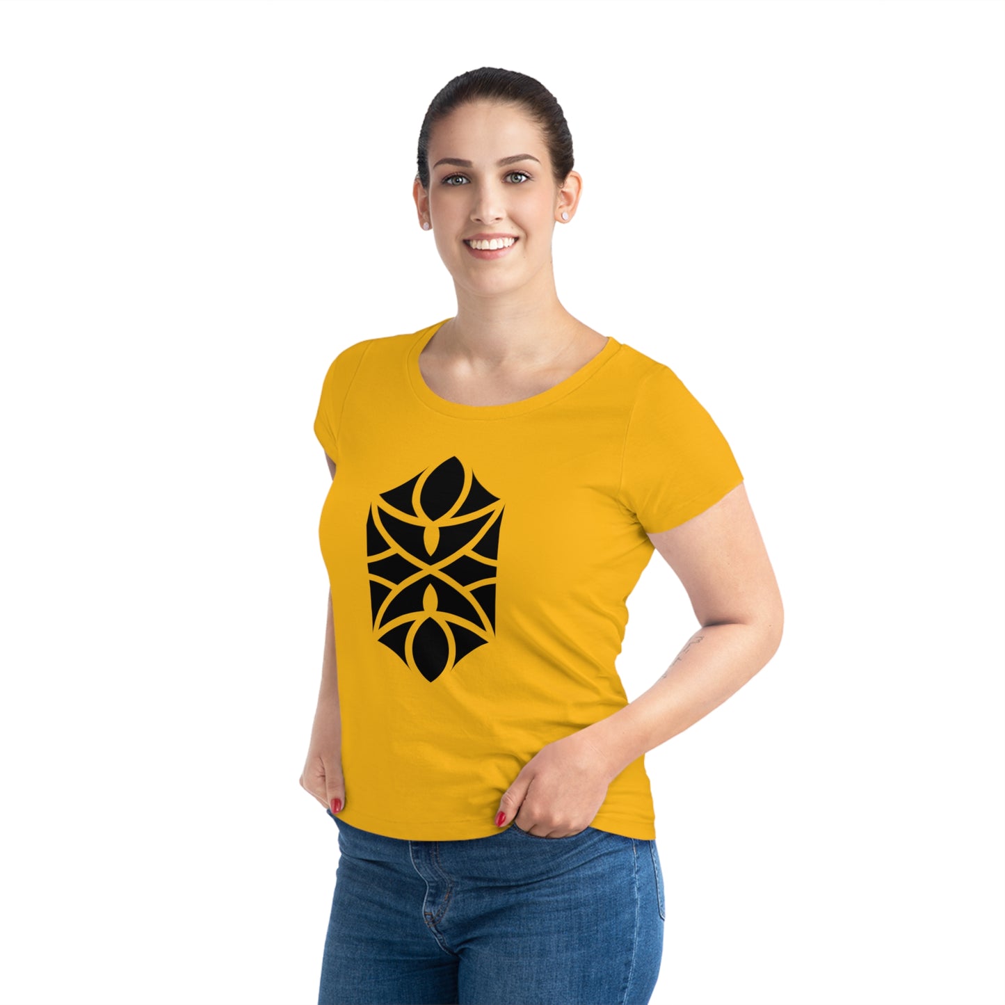 Women's Jazzer 100% Organic Cotton T-shirt (Design 18)