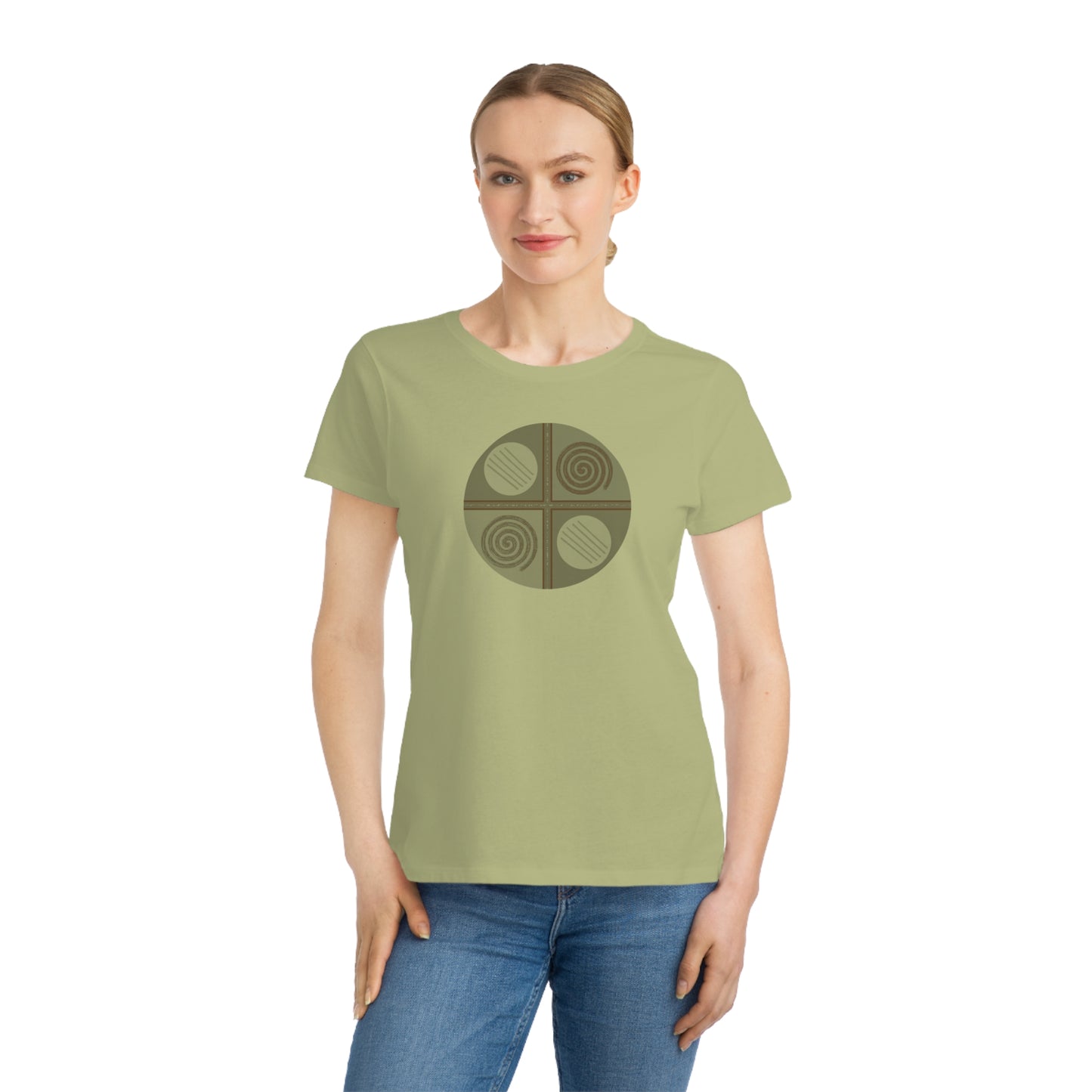 Women's Classic 100% Organic Cotton T-Shirt (Design 15)