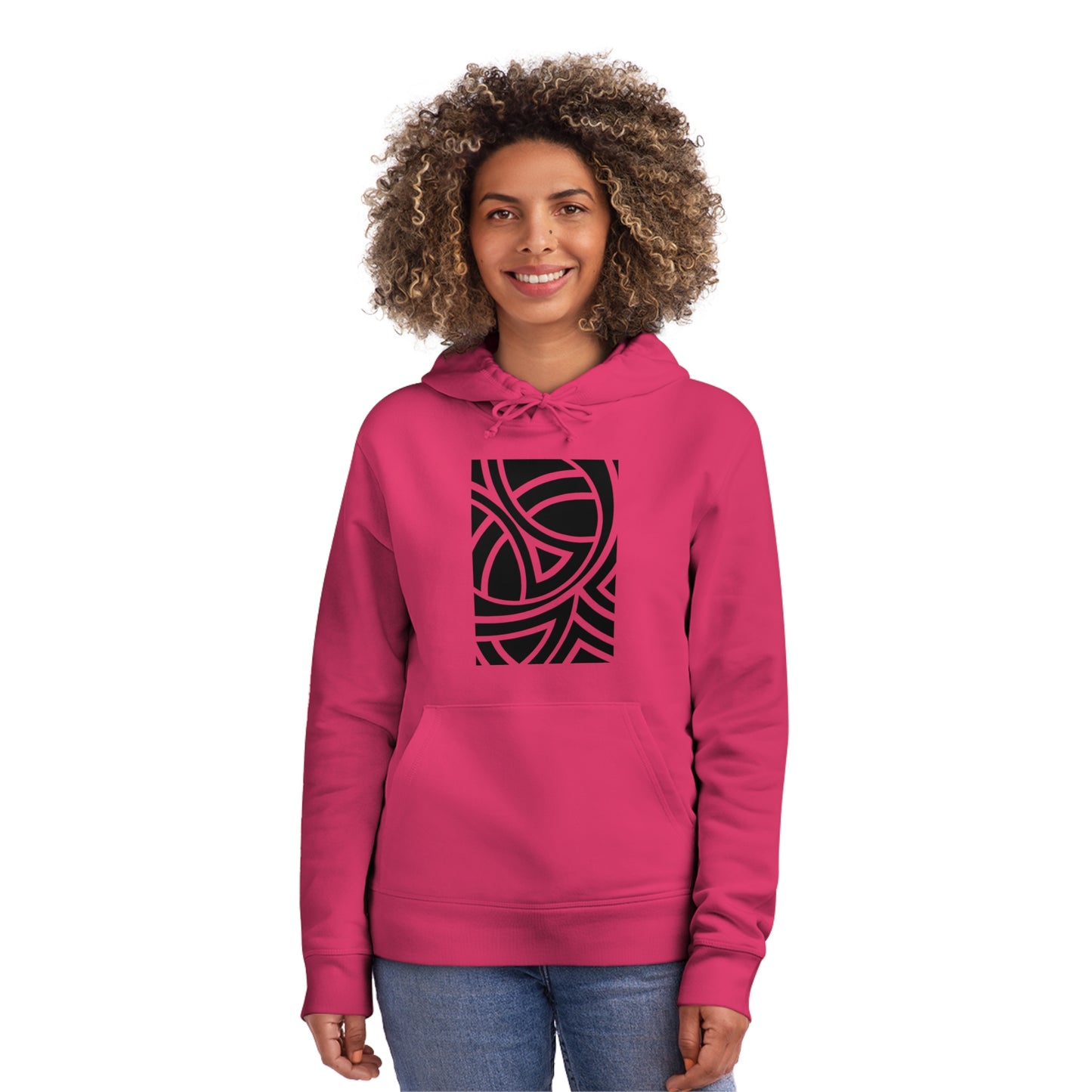 Unisex Drummer Hoodie (85% Organic Cotton and 15% Recycled Polyester) - Design 4