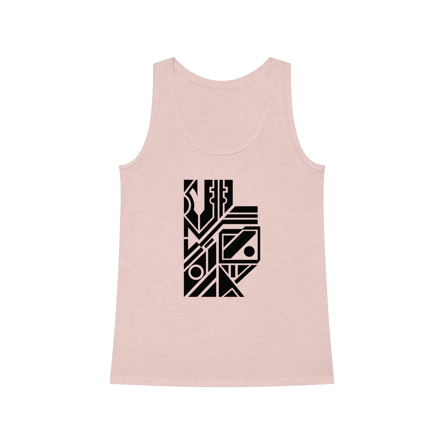 Women's Dreamer 100% Organic Cotton Tank Top (Design 6)