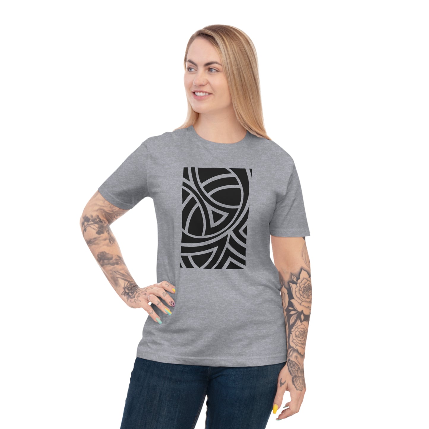 Unisex 100% Organic Cotton Classic Jersey T-shirt (Design 4)