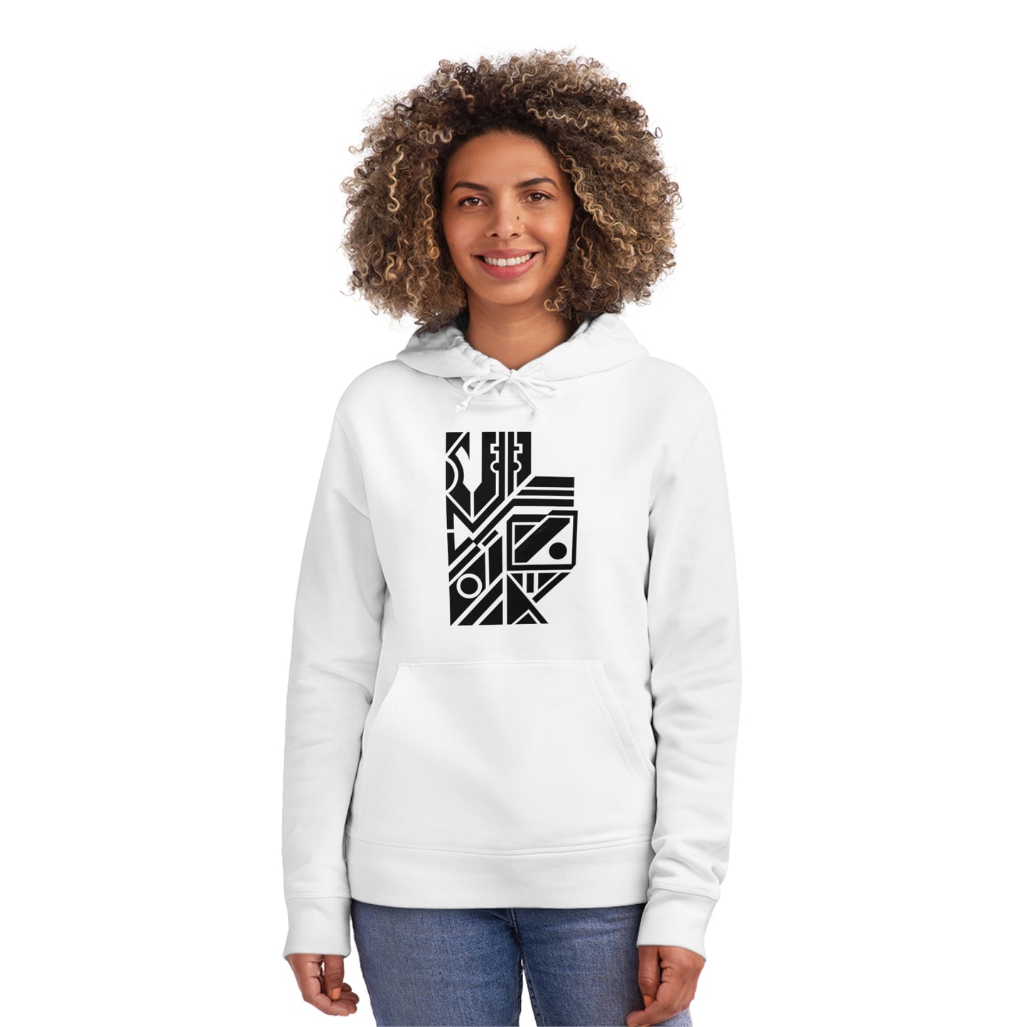 Unisex Drummer Hoodie (85% Organic Cotton and 15% Recycled Polyester) - Design 6