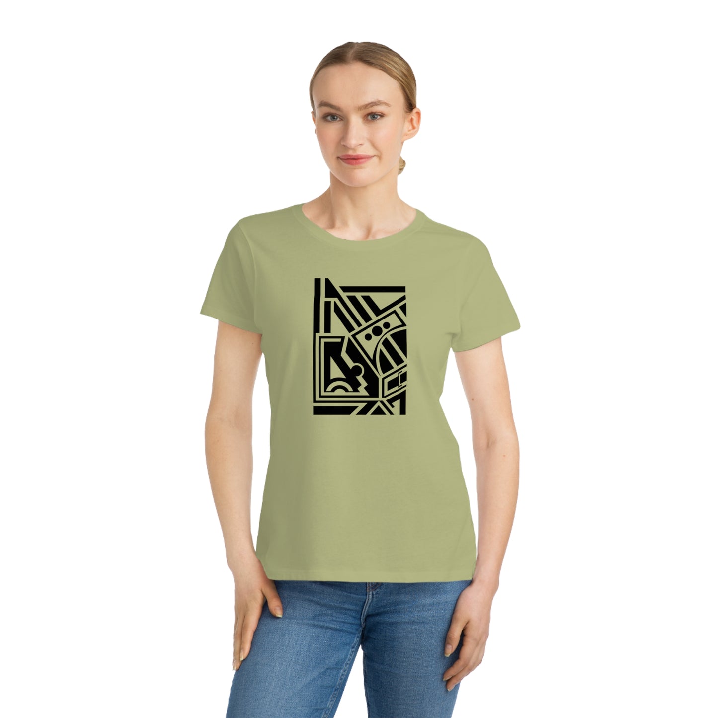 Women's Classic 100% Organic Cotton T-Shirt (Design 2)