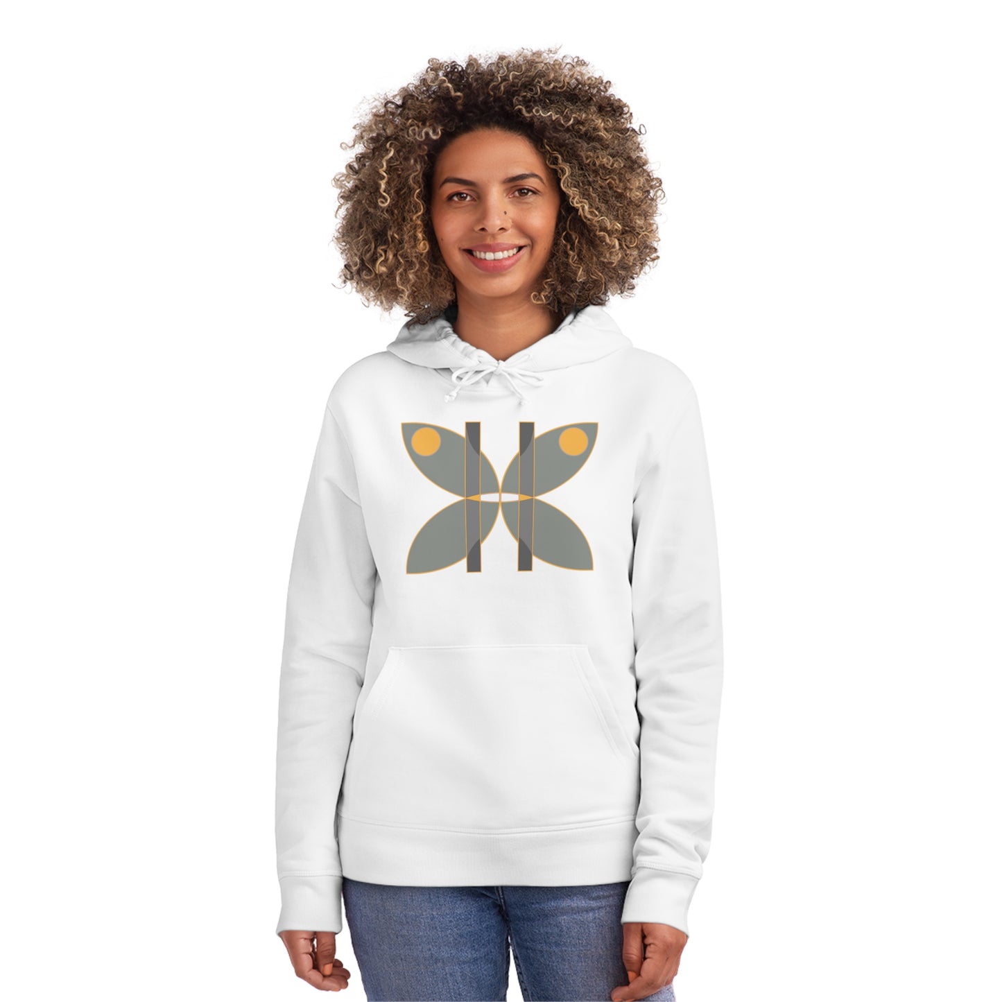 Unisex Drummer Hoodie (85% Organic Cotton and 15% Recycled Polyester) - Design 14