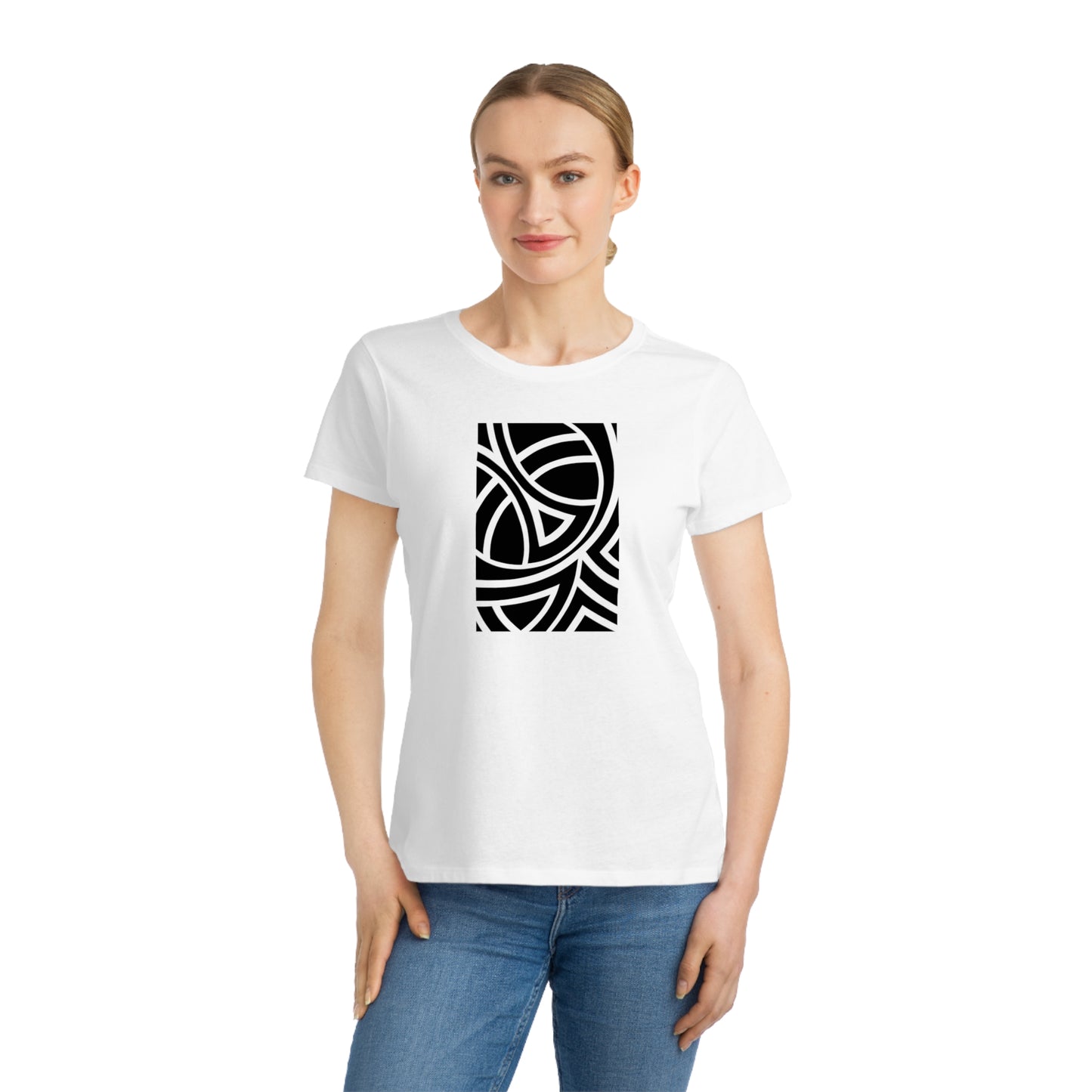 Women's Classic 100% Organic Cotton T-Shirt (Design 4)