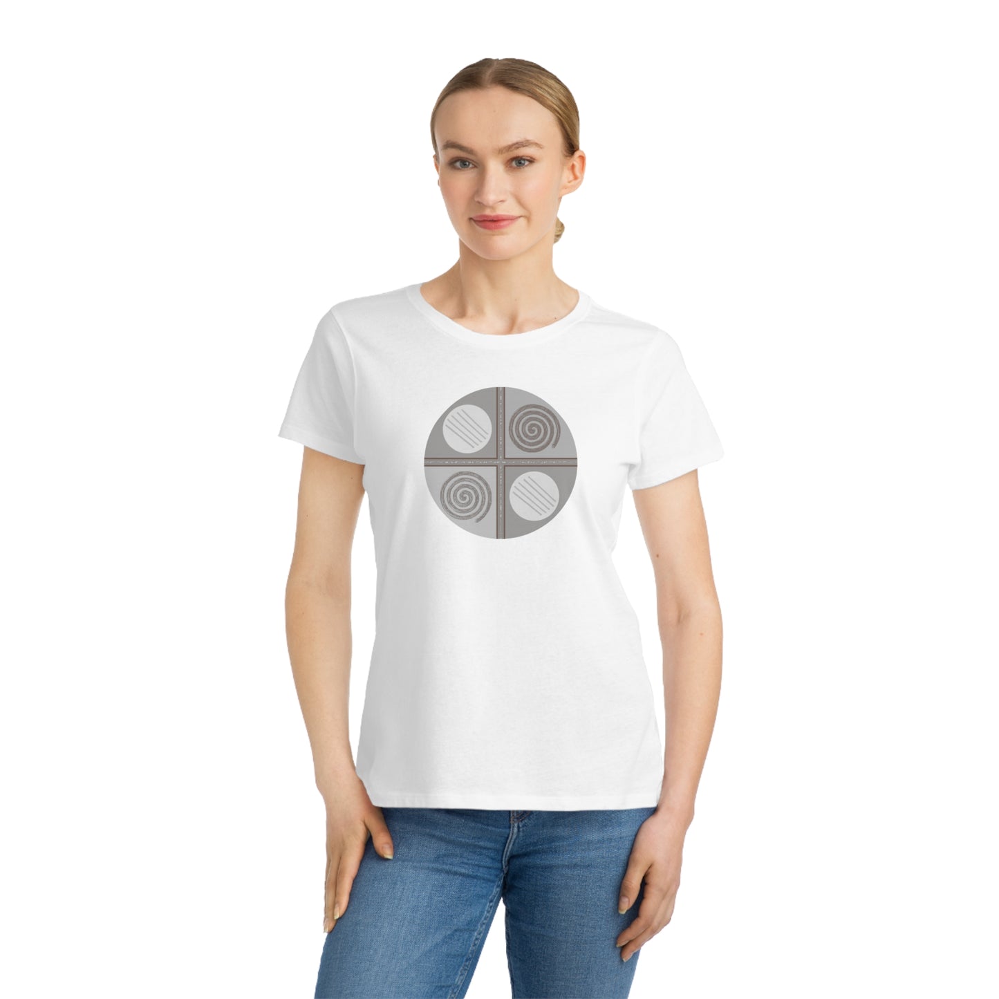 Women's Classic 100% Organic Cotton T-Shirt (Design 15)