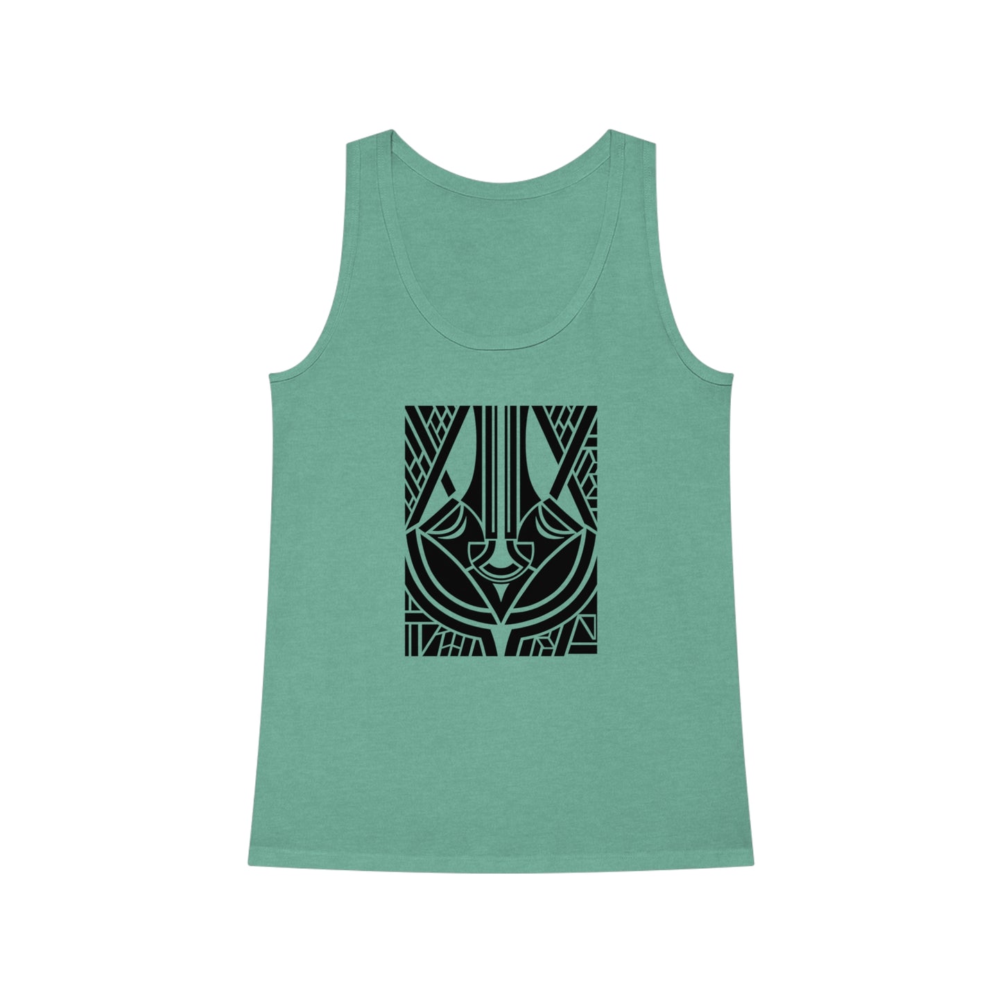 Women's Dreamer 100% Organic Cotton Tank Top (Design 25)