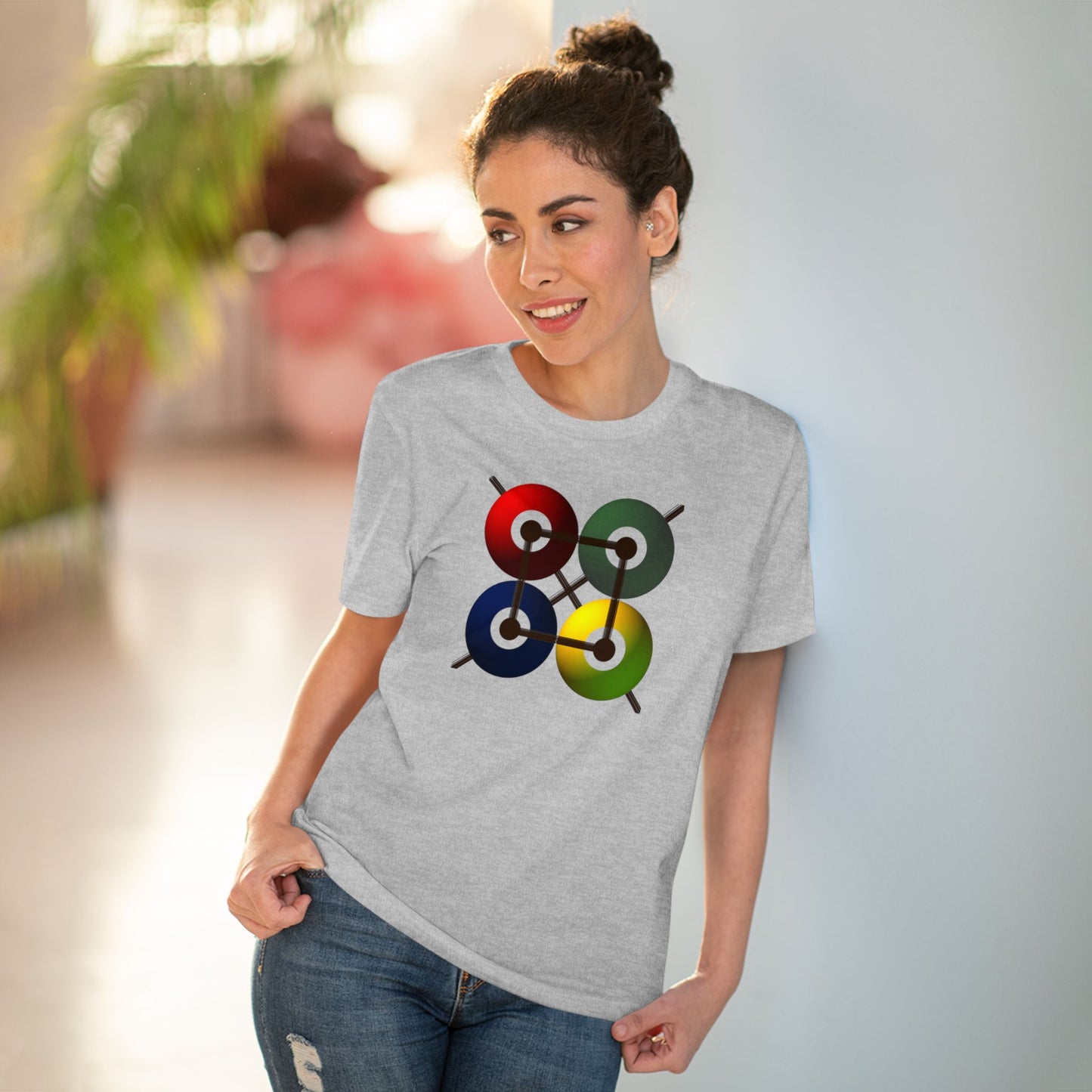 Unisex 100% Organic Cotton Creator T-shirt (Design 16)