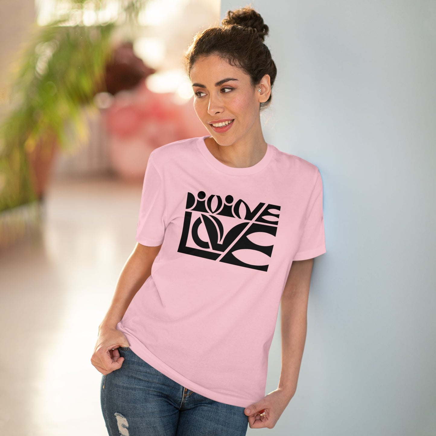 Unisex 100% Organic Cotton Creator T-shirt (Divine Love)