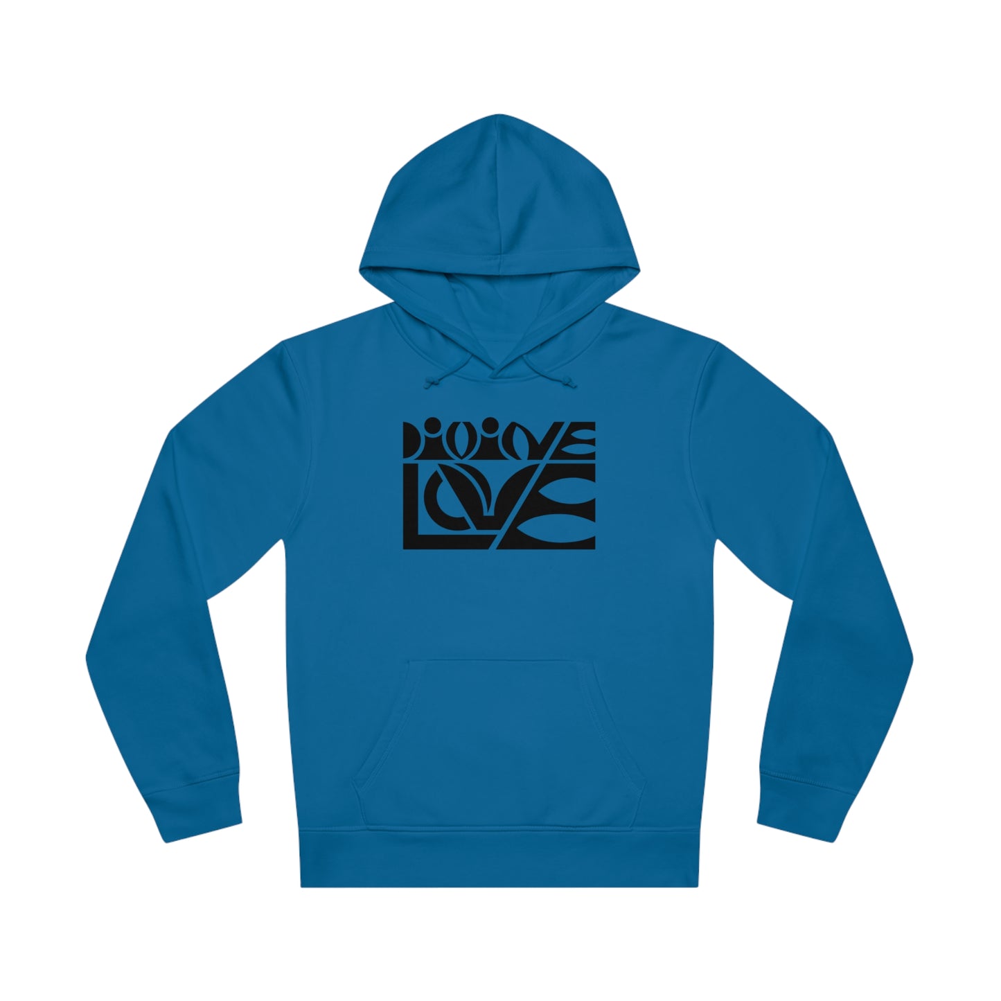 Unisex Drummer Hoodie (85% Organic Cotton and 15% Recycled Polyester) - Divine Love