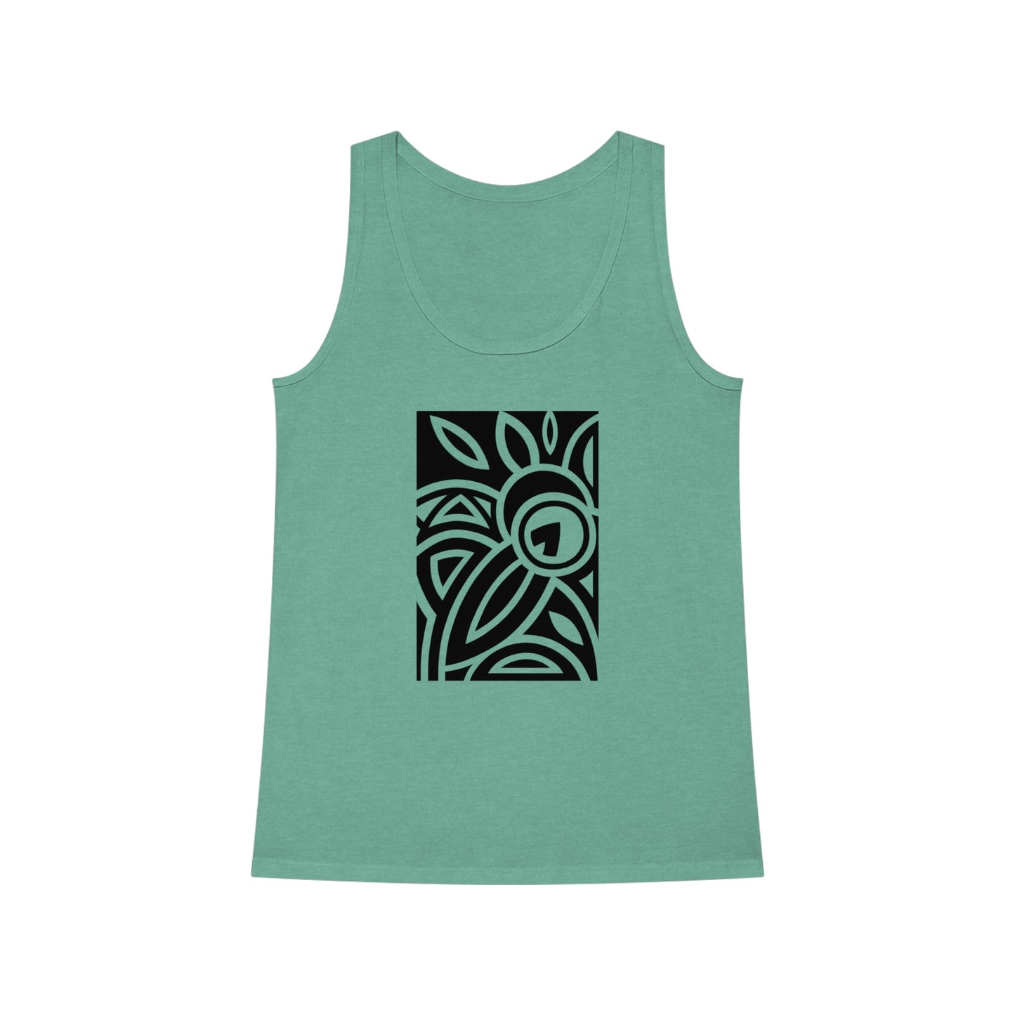 Women's Dreamer 100% Organic Cotton Tank Top (Design 23)