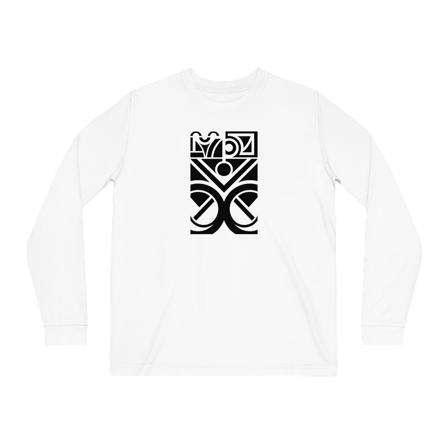 Unisex Shifts Dry 100% Organic Cotton Long Sleeve T-shirt (Design 27)