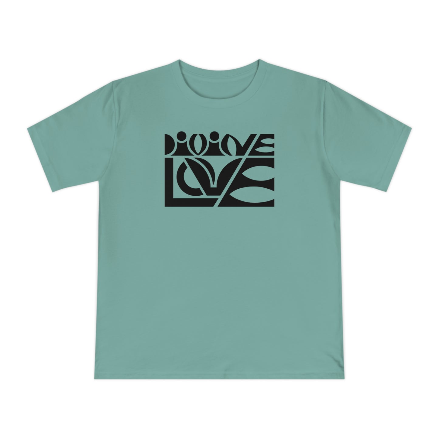 Unisex 100% Organic Cotton Classic Jersey T-shirt (Divine Love)