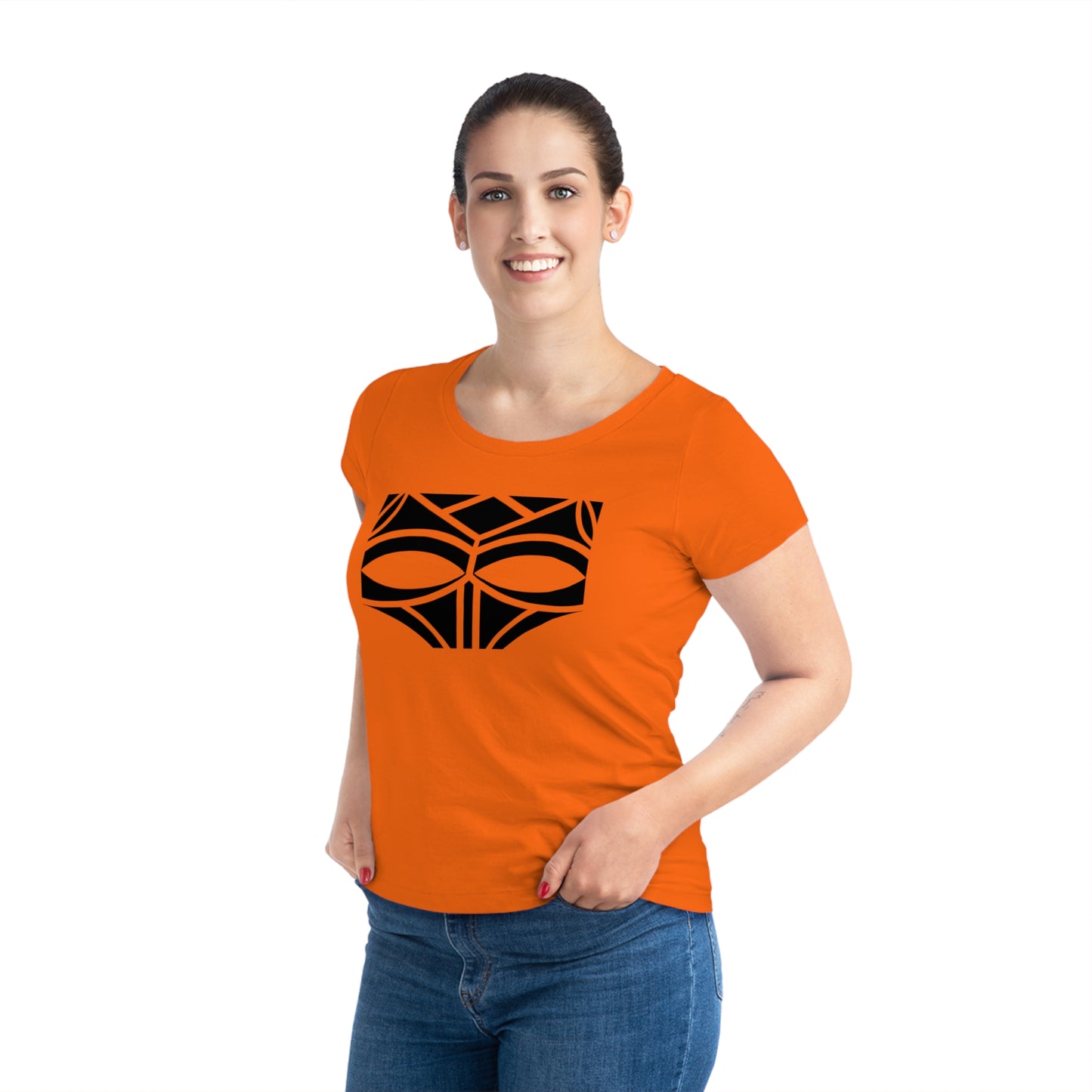 Women's Jazzer 100% Organic Cotton T-shirt (Design 3)