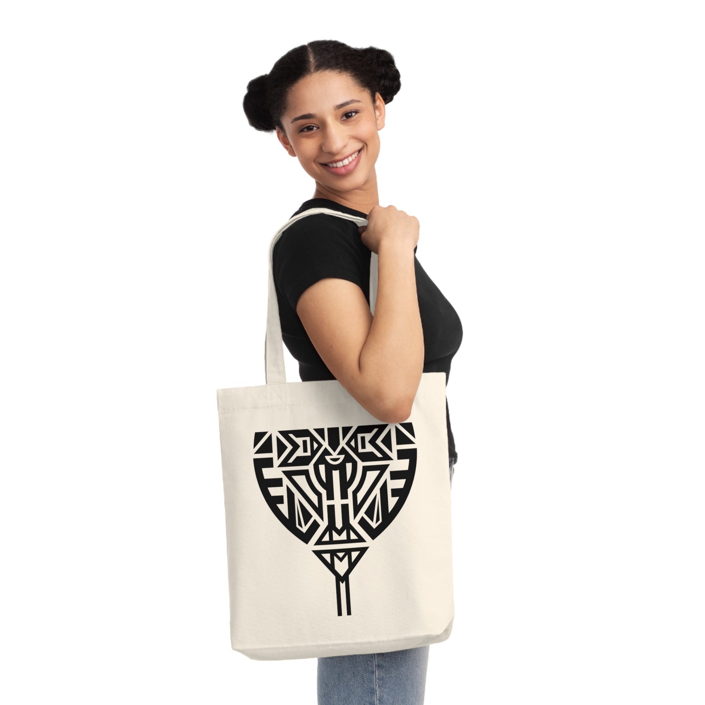 Woven Tote Bag (80% Recycled Cotton and 20% Recycled Polyester) - Design 10