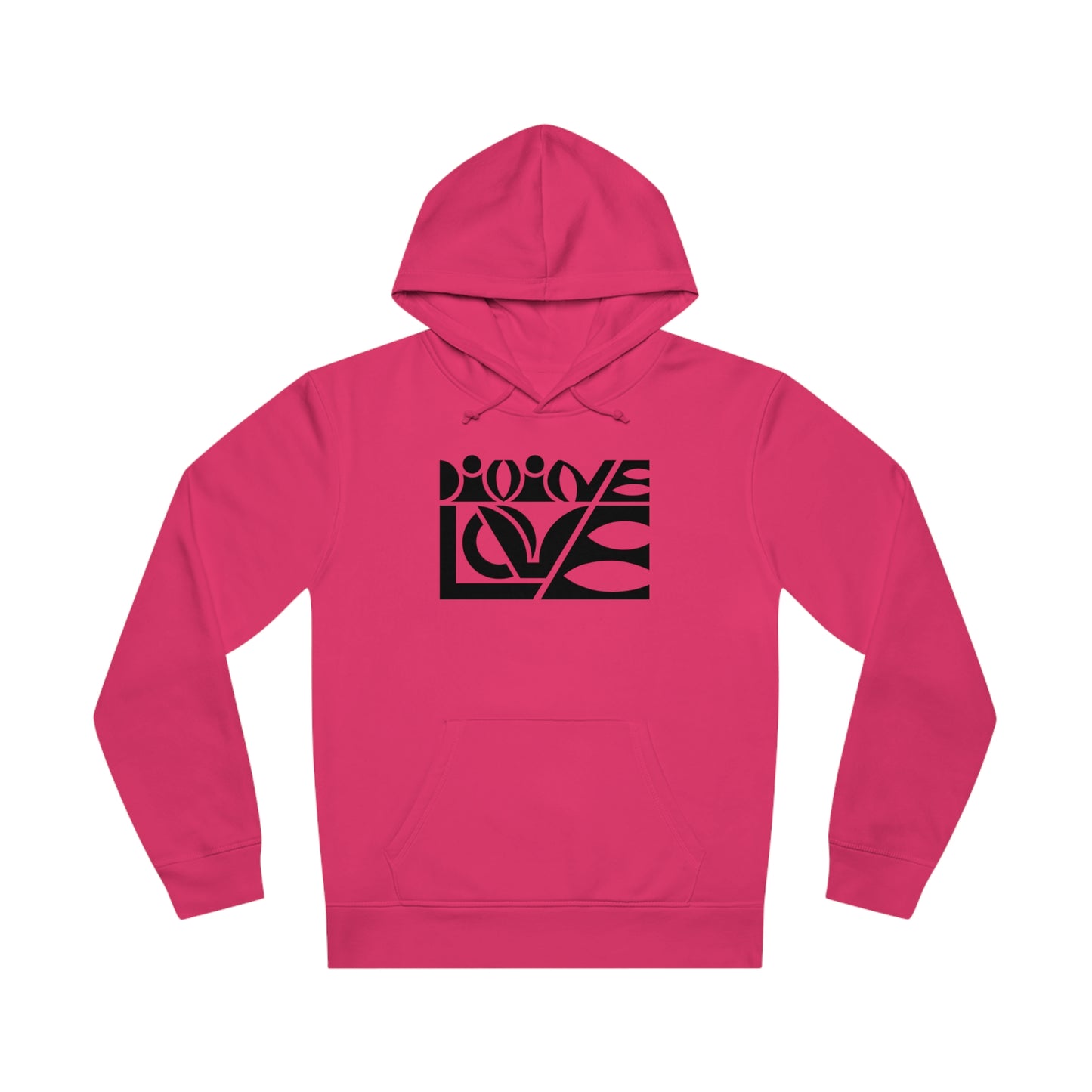 Unisex Drummer Hoodie (85% Organic Cotton and 15% Recycled Polyester) - Divine Love