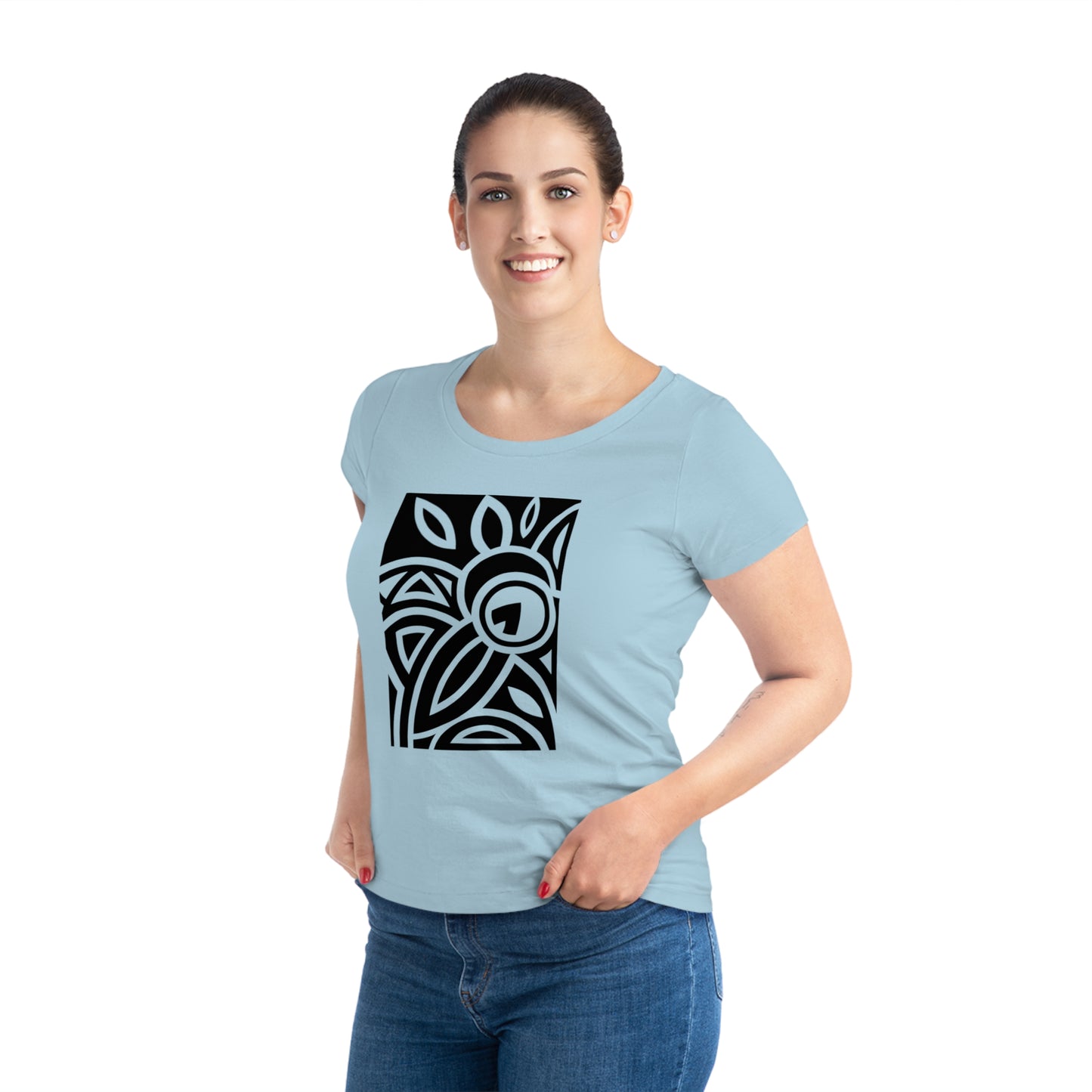 Women's Jazzer 100% Organic Cotton T-shirt (Design 23)