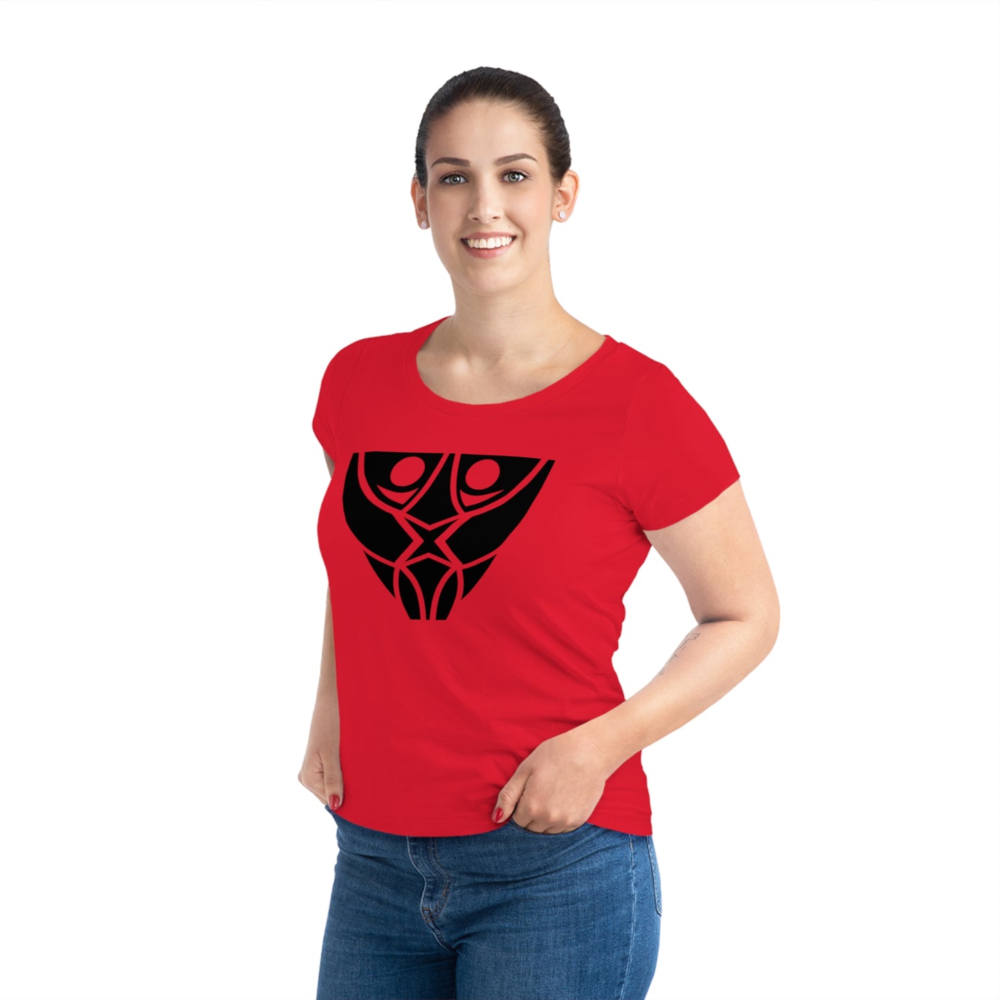 Women's Jazzer 100% Organic Cotton T-shirt (Design 19)