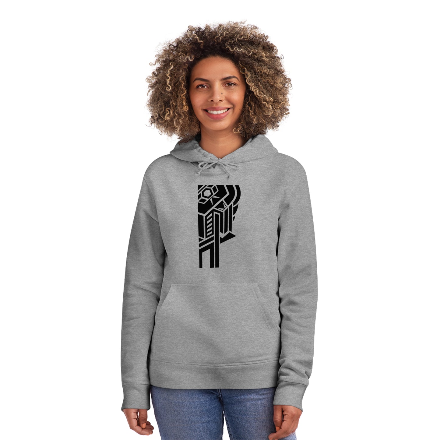 Unisex Drummer Hoodie (85% Organic Cotton and 15% Recycled Polyester) - Design 28