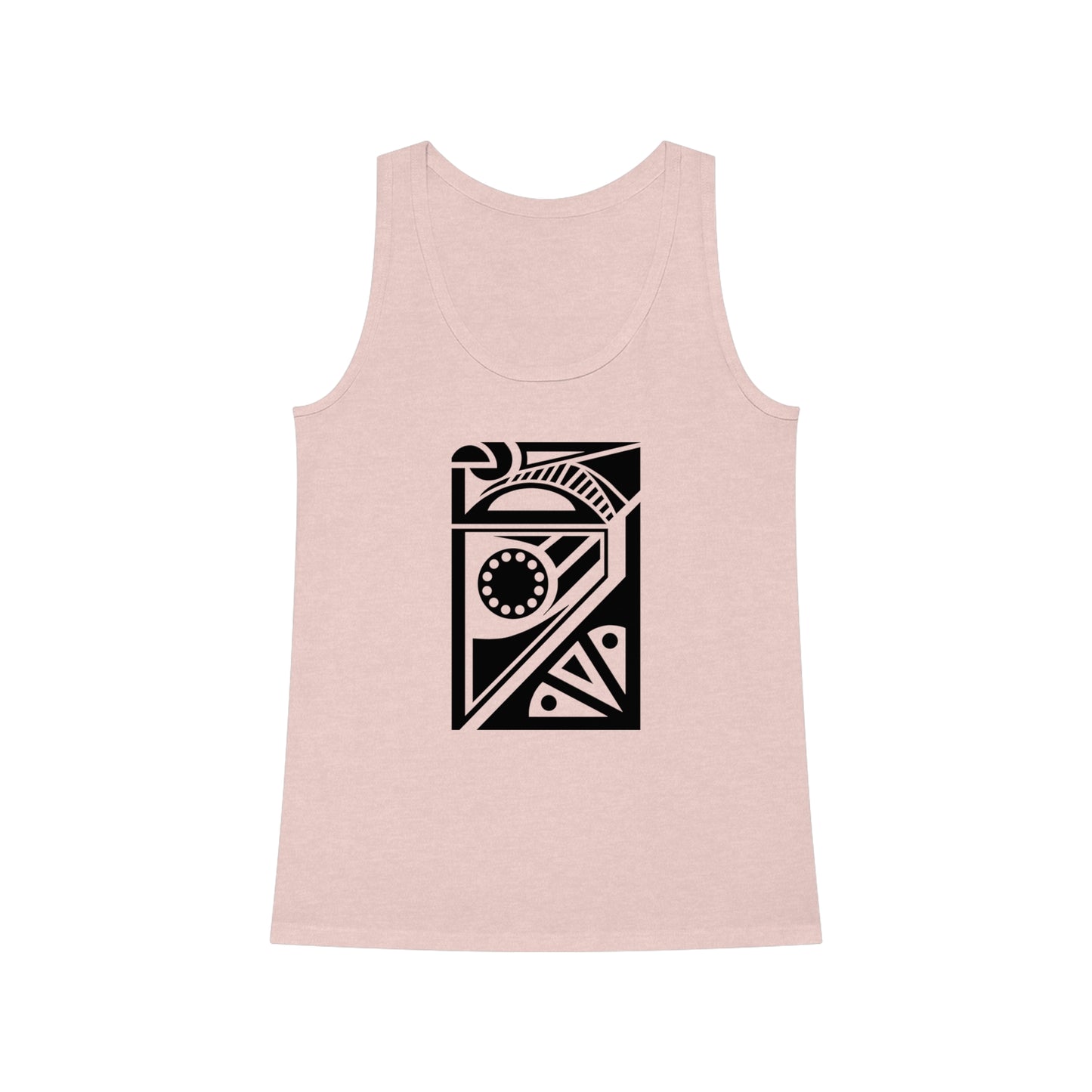 Women's Dreamer 100% Organic Cotton Tank Top (Design 17)