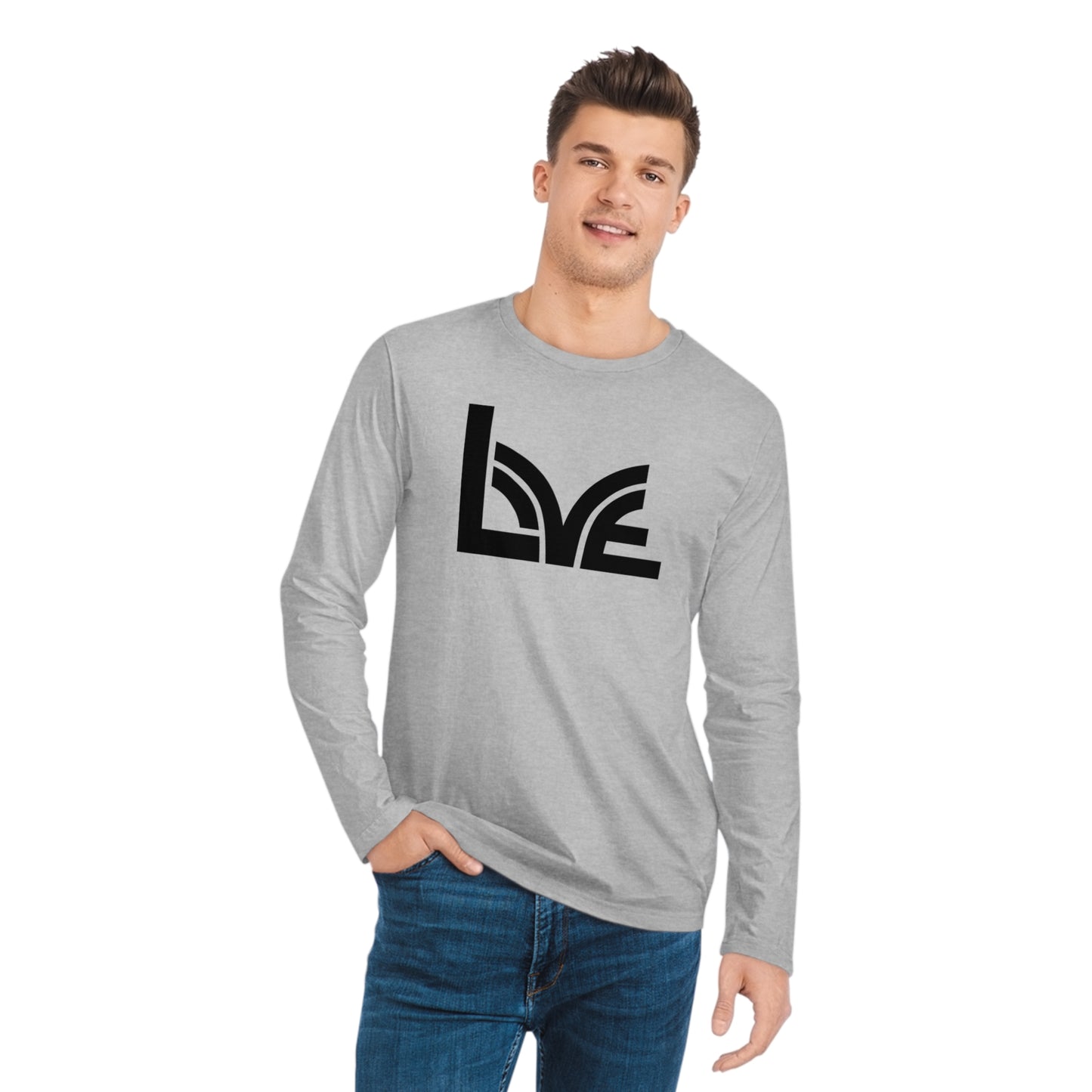 Men's 100% Organic Cotton Sparker Long Sleeve Shirt (Love)