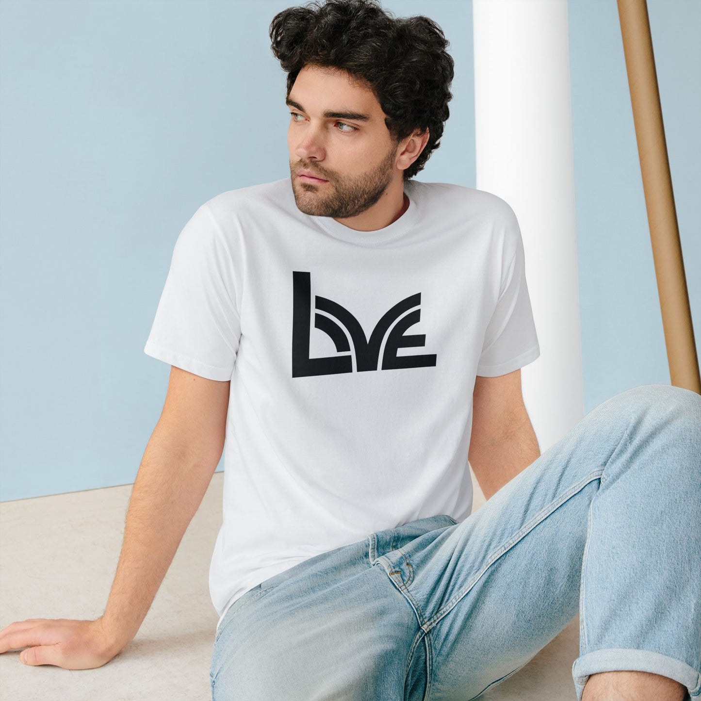 Unisex 100% Organic Cotton Staple T-shirt (Love)