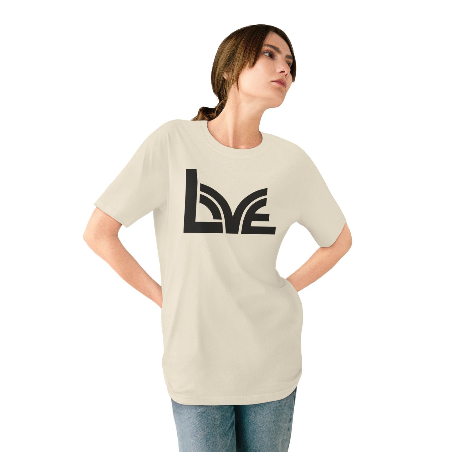 Unisex 100% Organic Cotton Staple T-shirt (Love)