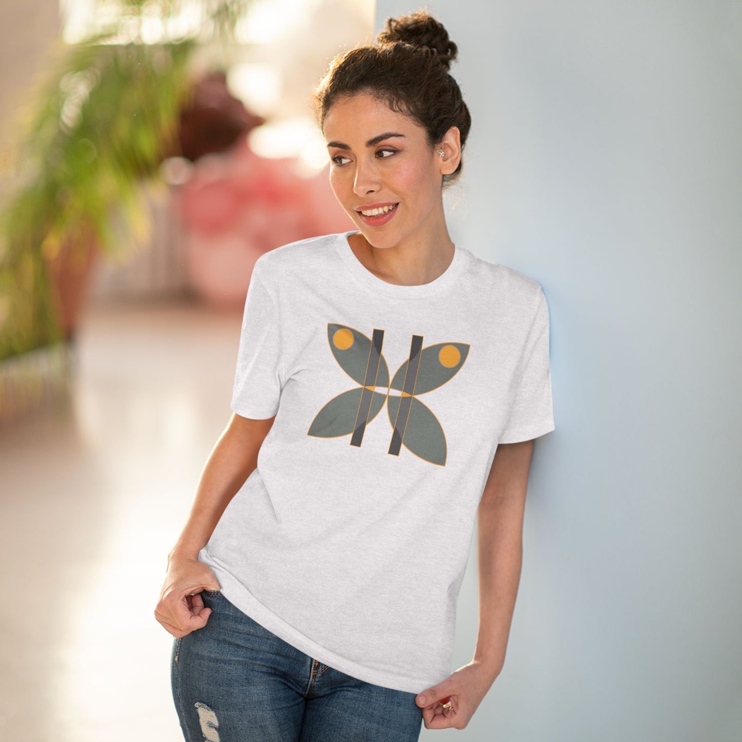 Unisex 100% Organic Cotton Creator T-shirt (Design 14)