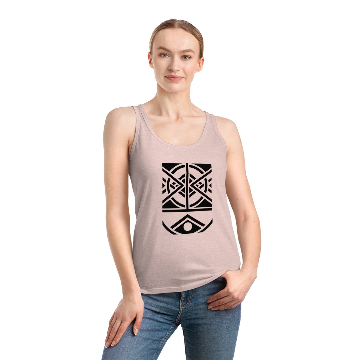 Women's Dreamer 100% Organic Cotton Tank Top (Design 1)