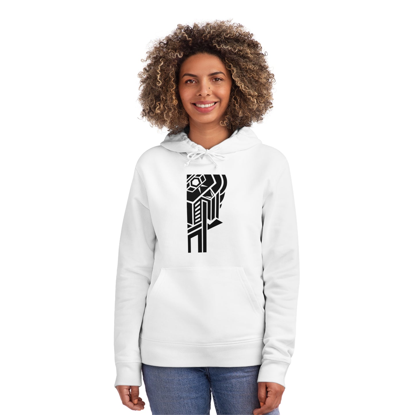 Unisex Drummer Hoodie (85% Organic Cotton and 15% Recycled Polyester) - Design 28