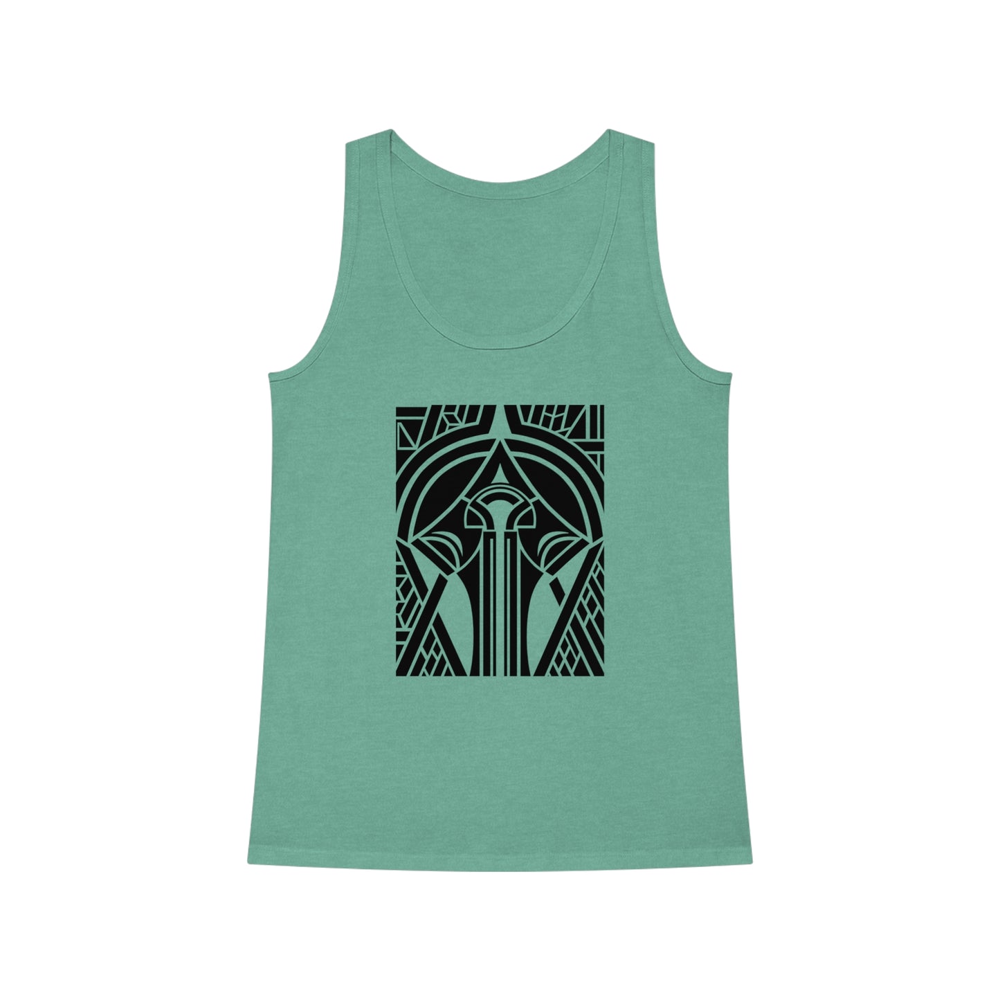 Women's Dreamer 100% Organic Cotton Tank Top (Design 25[2])