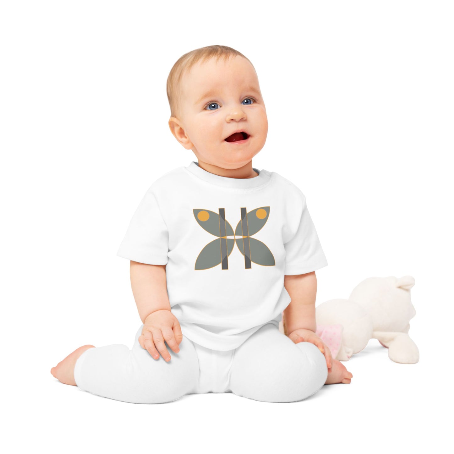 100% Organic Cotton Baby T-Shirt (Design 14)