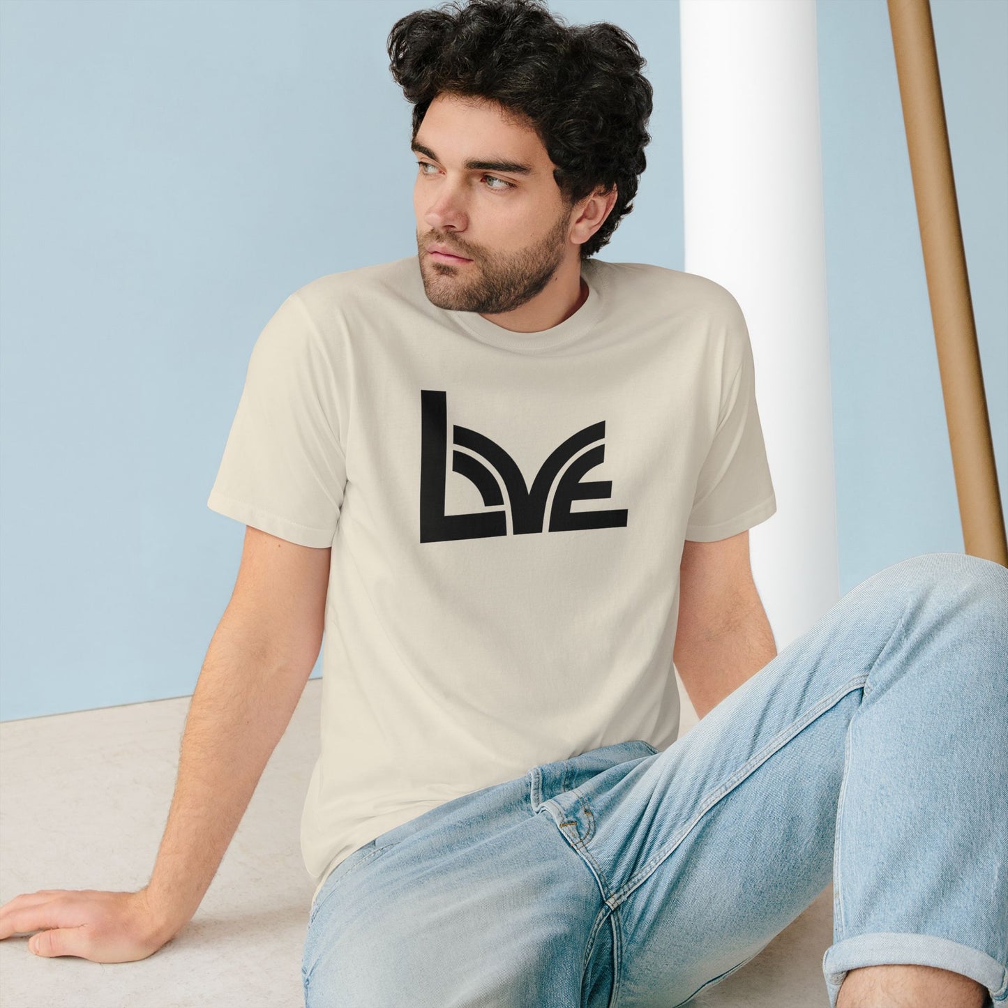 Unisex 100% Organic Cotton Staple T-shirt (Love)