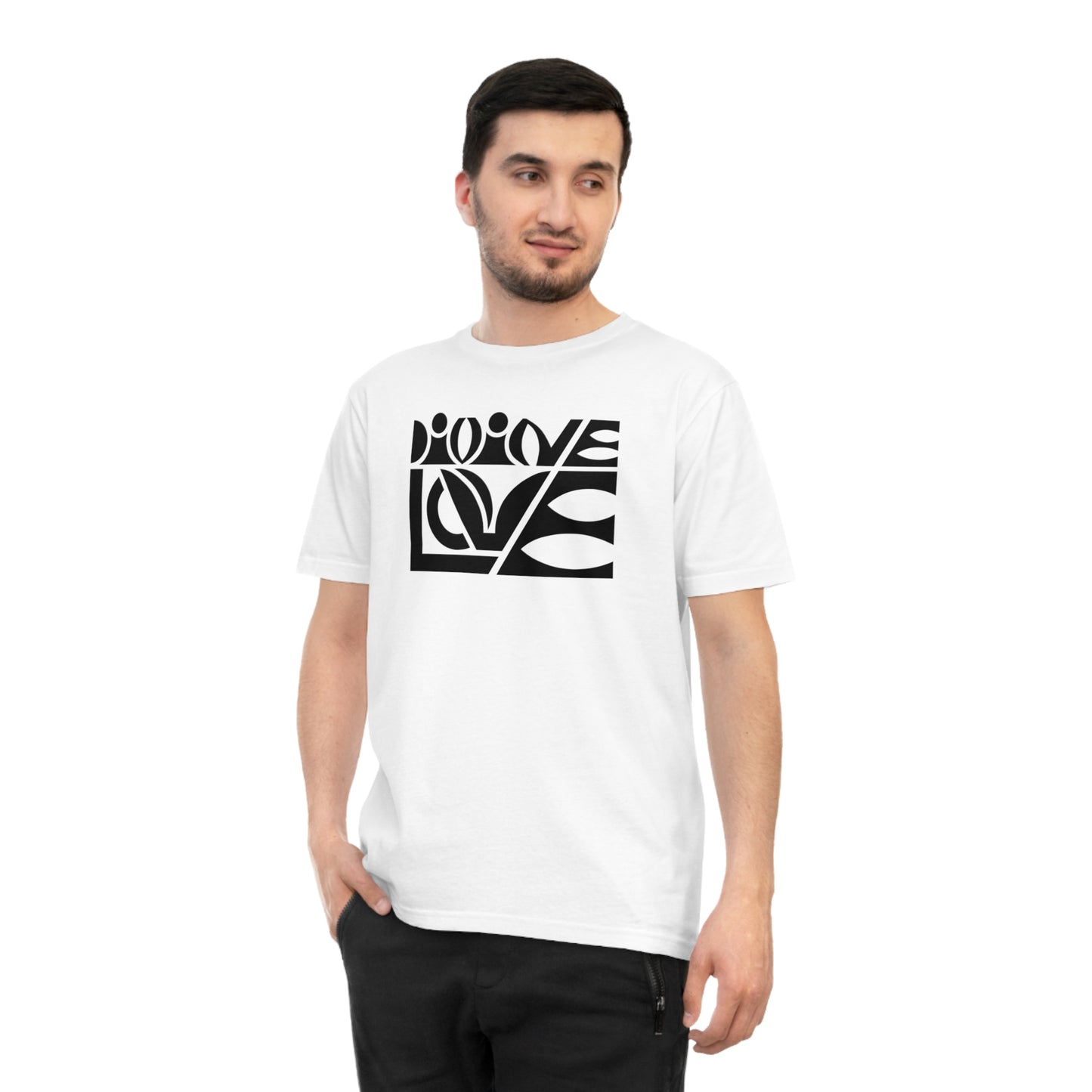 Unisex 100% Organic Cotton Classic Jersey T-shirt (Divine Love)