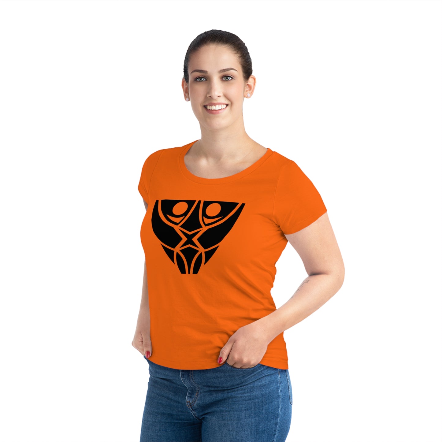 Women's Jazzer 100% Organic Cotton T-shirt (Design 19)