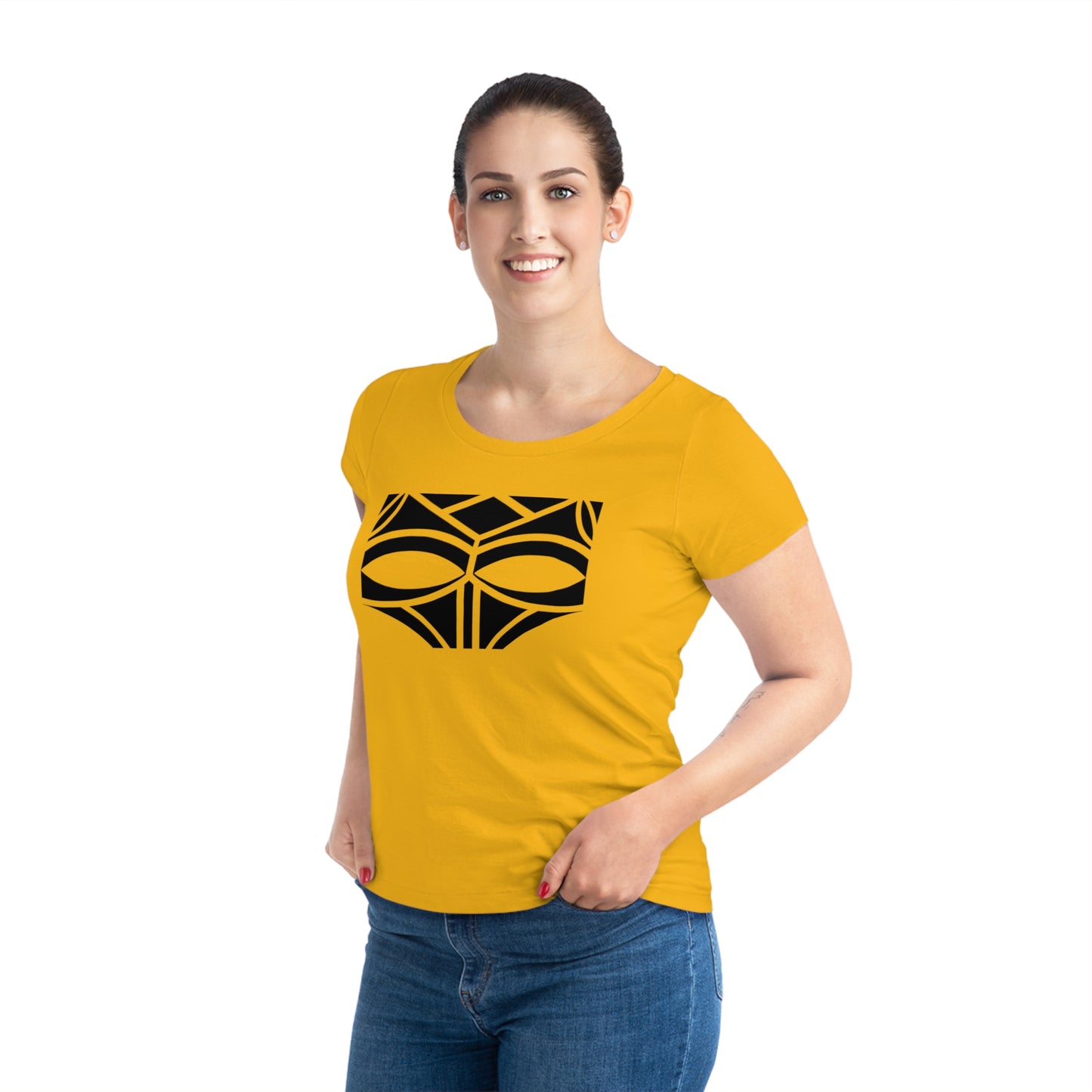 Women's Jazzer 100% Organic Cotton T-shirt (Design 3)