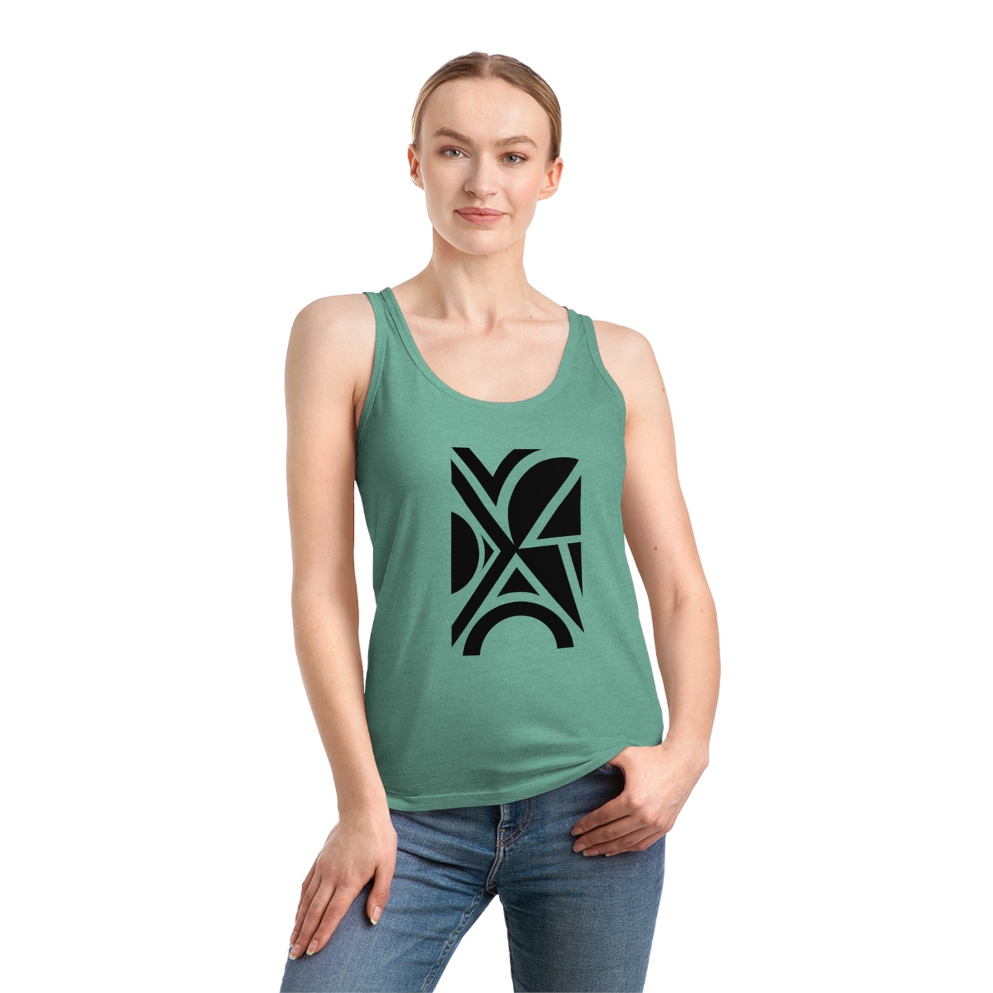 Women's Dreamer 100% Organic Cotton Tank Top (Design 5)