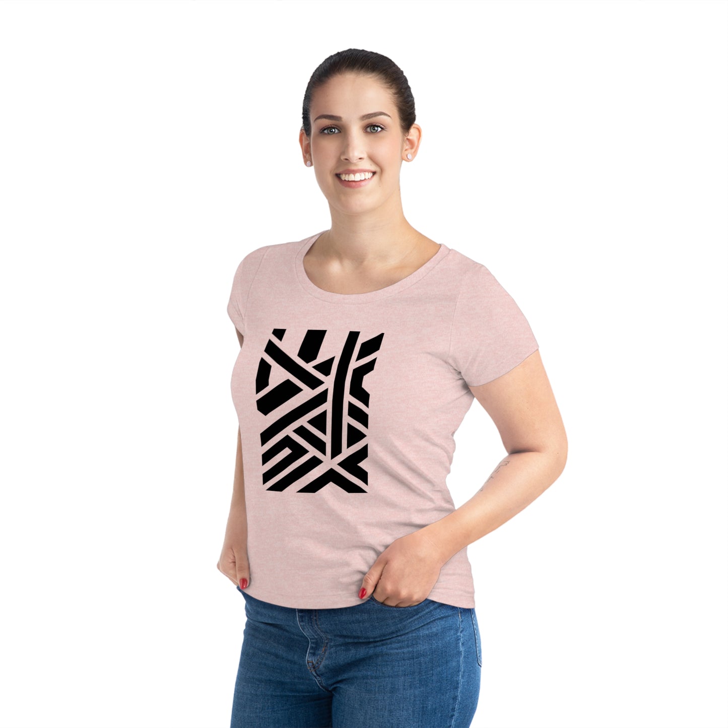 Women's Jazzer 100% Organic Cotton T-shirt (Design 7)