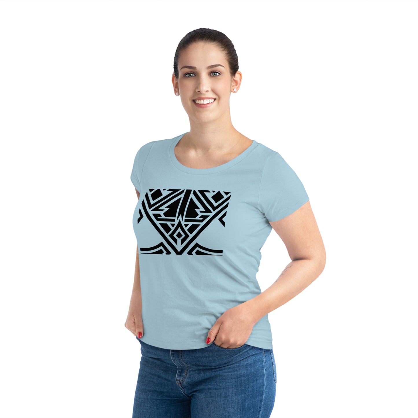 Women's Jazzer 100% Organic Cotton T-shirt (Design 20)